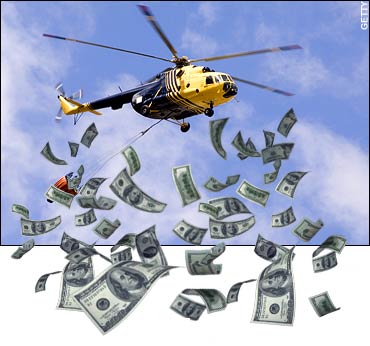  Peniaze z vrtuľníka zhadzujte na trh, nie štátu