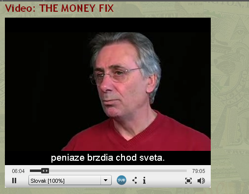 VIDEO - The money fix
